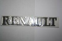 Надпись "Renault" задней двери 